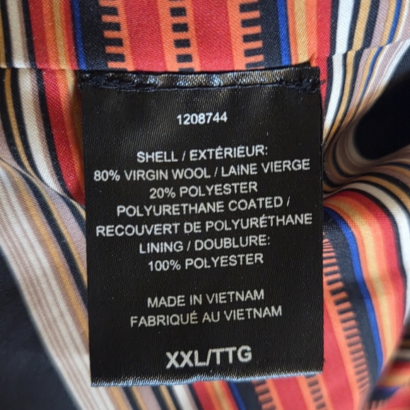 Pendleton Vintage Logan Wool Fall Winter Mid Length Women's Coat Dark Gray XXL - Picture 14 of 14